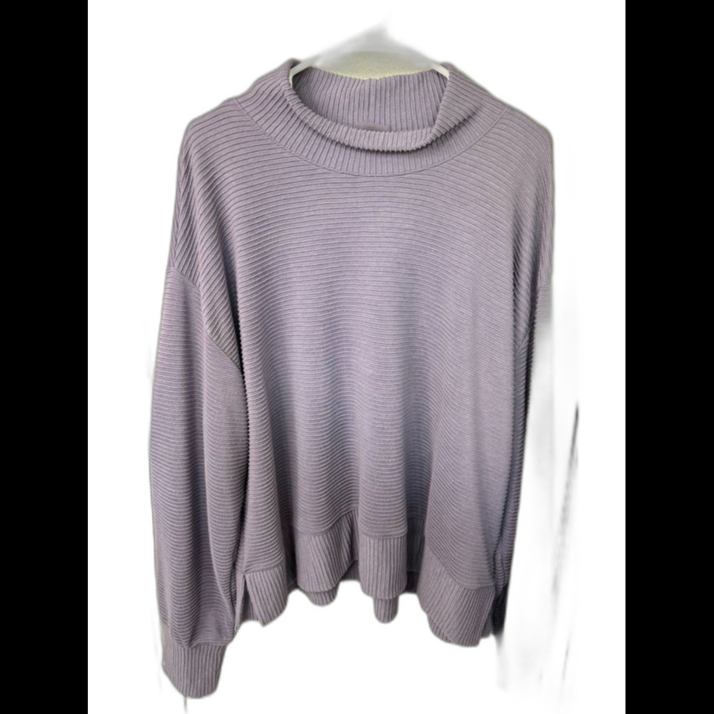Calia XXL Soft Ribbed Lavender Sweater - Women